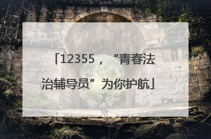 12355，“青春法治辅导员”为你护航