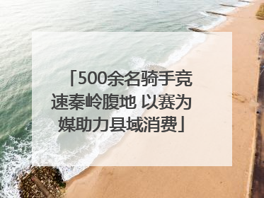 500余名骑手竞速秦岭腹地 以赛为媒助力县域消费